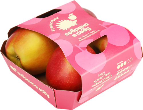 

Яблоки Криппс Пинк Собрано в саду 4 шт. 620 г