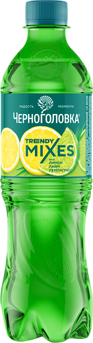 Напиток Черноголовка Trendy Mixes Лимон-лайм-лемонграсс 0.5 л