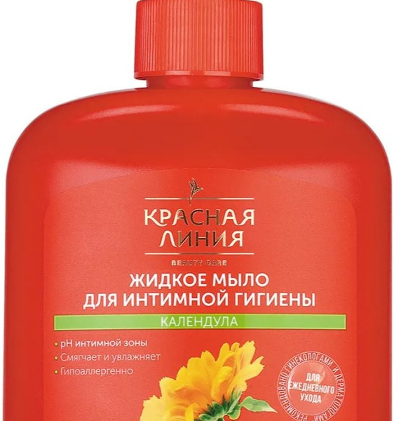 Жидкое мыло для интимной гигиены Красная линия Календула, 250 мл
