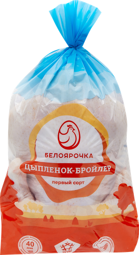 

Цыпленок-бройлер Белоярочка тушка пакет охлажденный вес