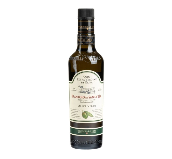 Масло оливковое Gonnelli 1585 Frantoio di Santa Tea из зеленых оливок  Extra Vergine, регион Тоскана 500 мл
