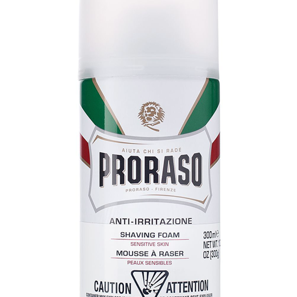 Пена для бритья Proraso для чувствительной кожи с зеленым чаем и овсом 300 мл