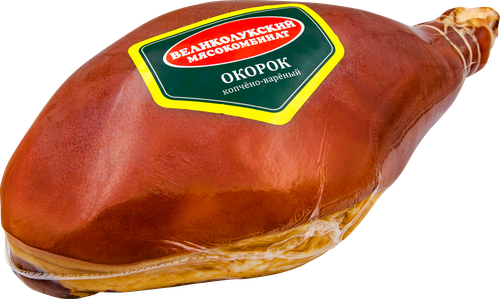 

Окорок Великолукский Мясокомбинат копчено-вареный весовой