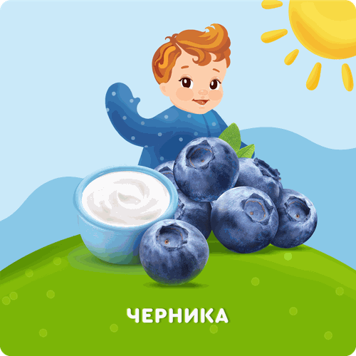 

Творог детский Агуша Черника 3.9% с 6 месяцев 100 г