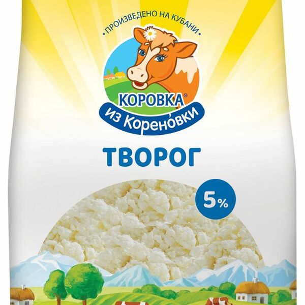 Творог Коровка из Кореновки 5 % 300 г
