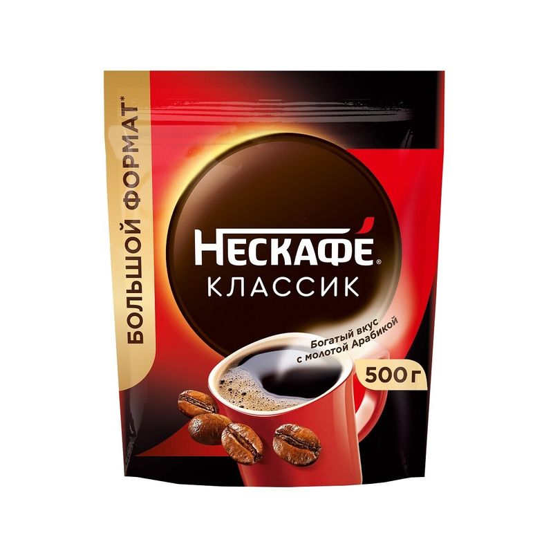 

Кофе растворимый Нескафе Классик 500 г