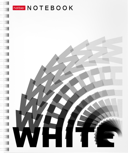 

Тетрадь Hatber Black and whit А5, 96 листов, клетка, на спирали, 1 шт в ассортименте