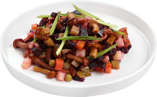 

Салат Винегрет Лента Fresh с маринованными опятами вес