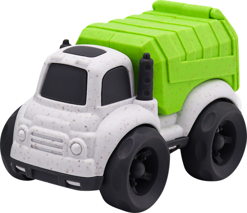 

Игрушка Funky Toys Эко-машинка 10 см, городская техника, бело-зеленая