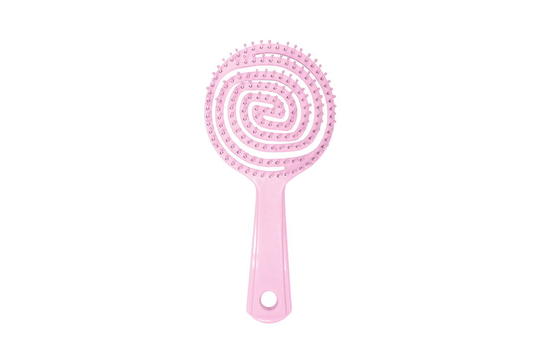 

Универсальная расческа Solomeya Lollipop Shaped Mini Detangling Hair Brush Pink для распутывания волос в мини-формате