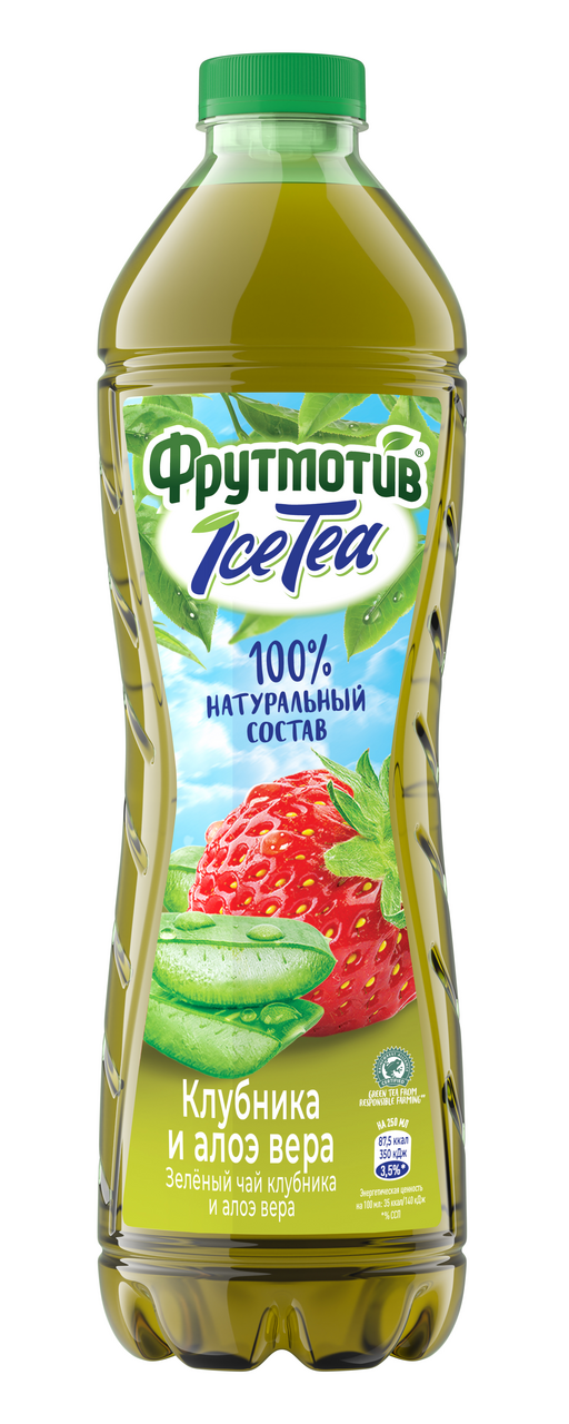 

Чай зеленый Фрутмотив Ice Tea Клубника и алоэ вера 1.5 л