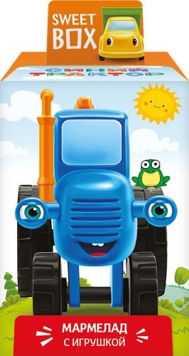 

Мармелад Sweet Box Синий трактор с подарком 10 г игрушка в ассортименте