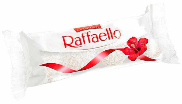Конфеты Raffaello цельный миндаль в кокосовой обсыпке 40 г