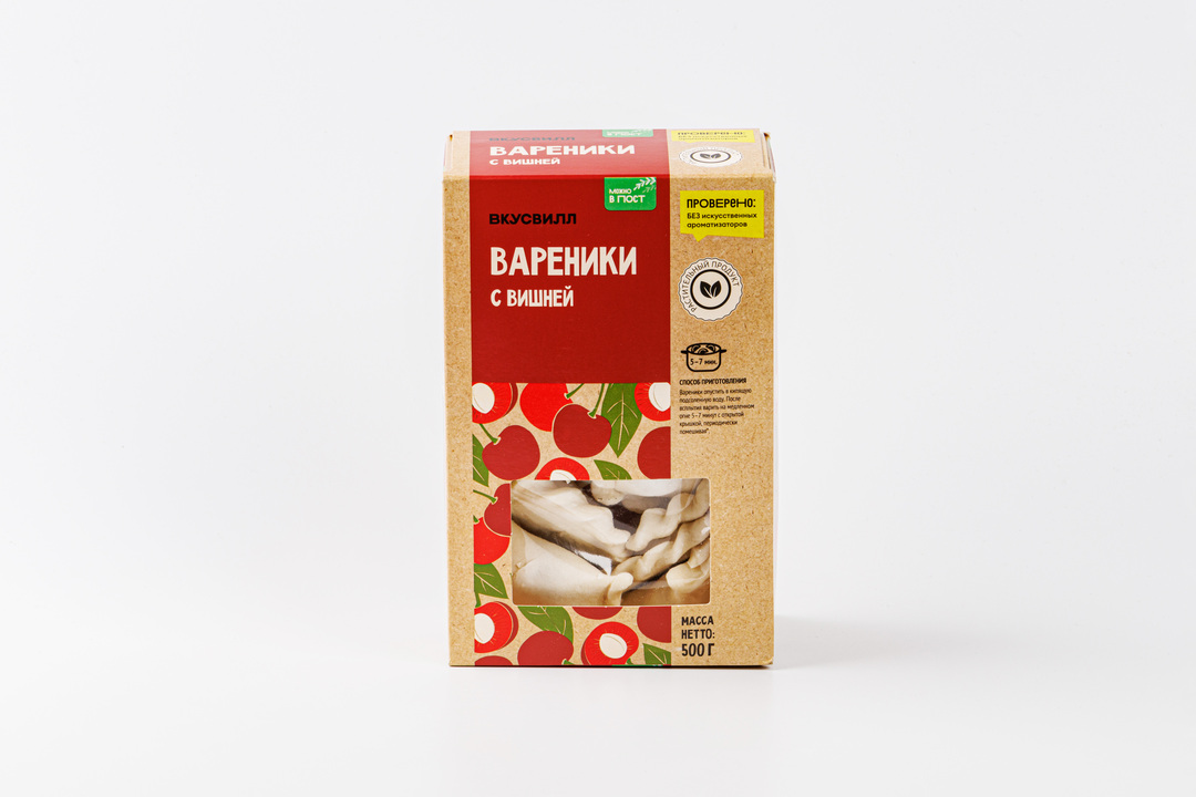 

Вареники Вкусвилл с вишней 500 г
