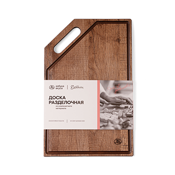 

Доска композитная Азбука Вкуса Детали 32.5х20.5х0.6 см тёмное дерево