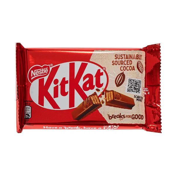 Шоколад молочный с хрустящей вафлей, KitKat, 41,5 г