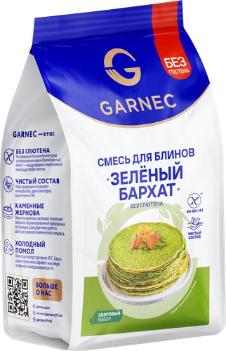 

Смесь мучная Garnec Зеленый Бархат для блинов 300 г