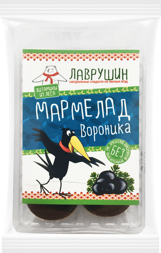 

Мармелад Лаврушин Вороника желейно-фруктовый формовой 95 г
