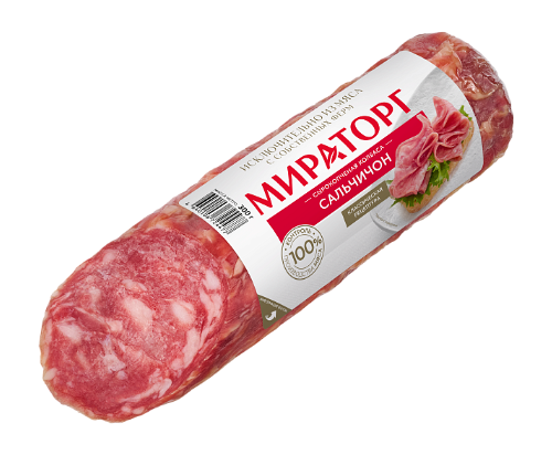 

Колбаса Мираторг Сальчичон сырокопченая 300 г