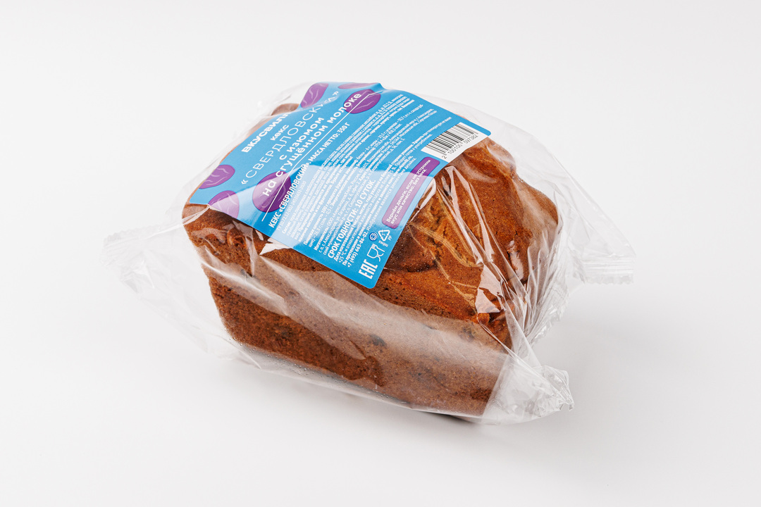 

Кекс Свердловский с изюмом на сгущенном молоке 350г