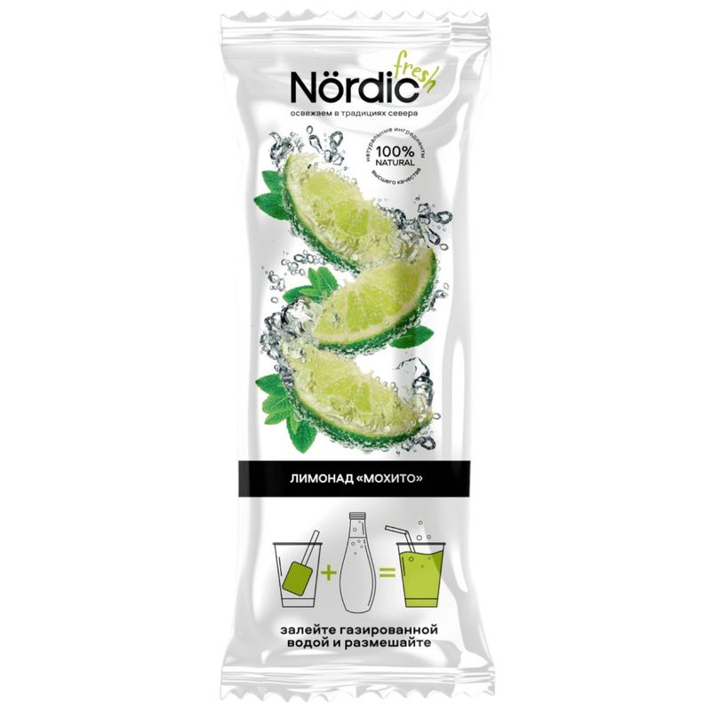 

Лимонад Nordic Tea мохито замороженный 52.5 г
