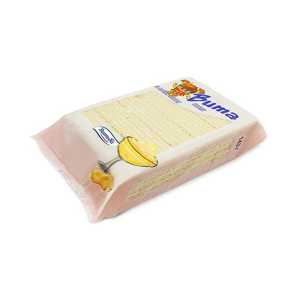 Вафли Вита вкус сливок п/п пл. вес 143г Витьба Республика Беларусь