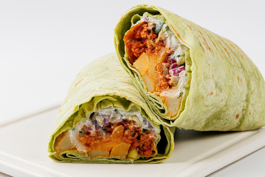 

Шаурма ВкусВилл с растительным мясом и печеным картофелем 240 г