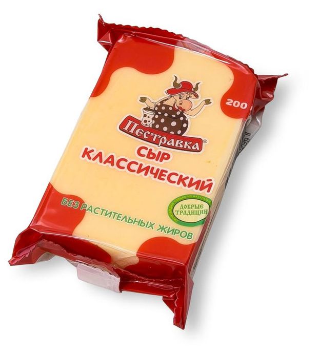 

Сыр Пестравка Классический 45%, без змж, 200 г
