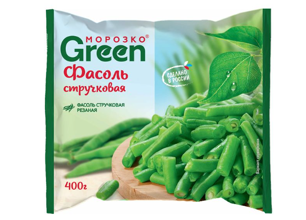 Фасоль стручковая Морозко Green 400 г