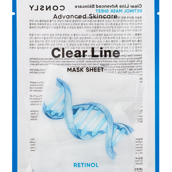Омолаживающая тканевая маска Consly Advanced Skincare Clear Line Retinol Mask Sheet с ретинолом 25 мл