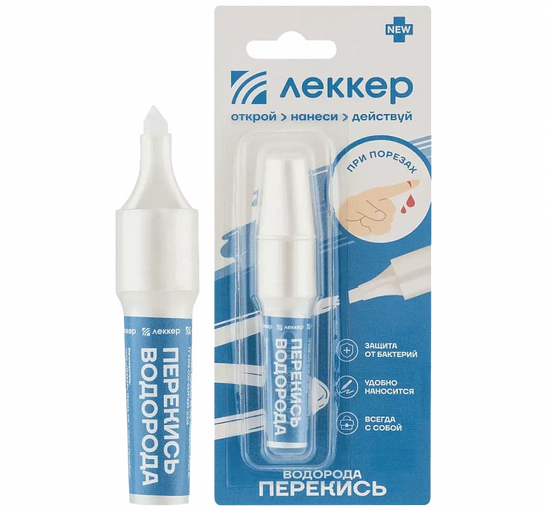 

Перекись водорода Леккер маркер 5 мл