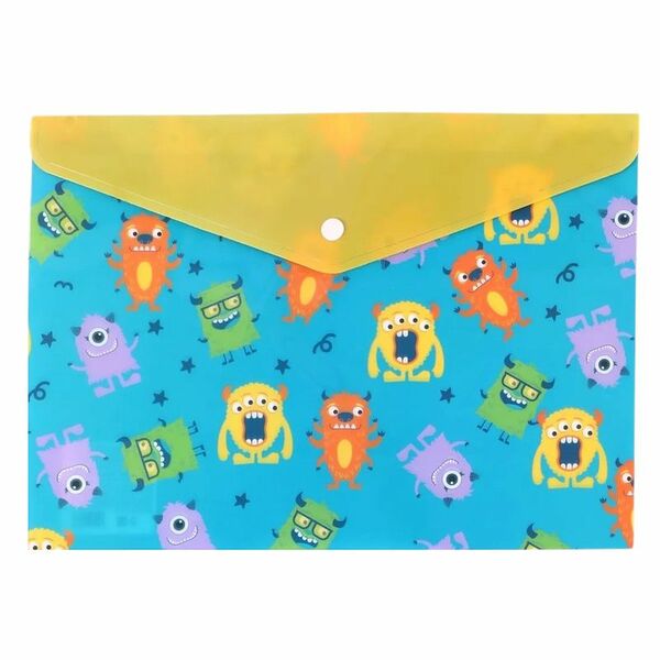 Папка Монстры А4 21х29.7х0.2 см 1 шт. в ассортименте