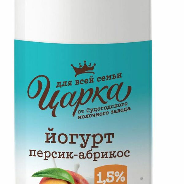 Йогурт Царка Персик-абрикос 1.5% 280 г