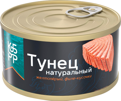 

Тунец желтоперый КБРР натуральный 185 г