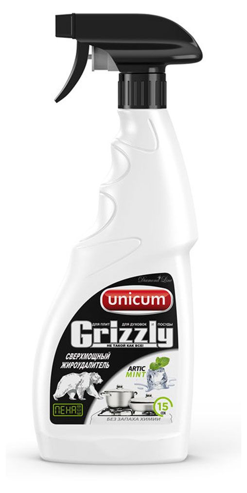 

Жироудалитель для плит и духовок Unicum Grizzly 500 мл