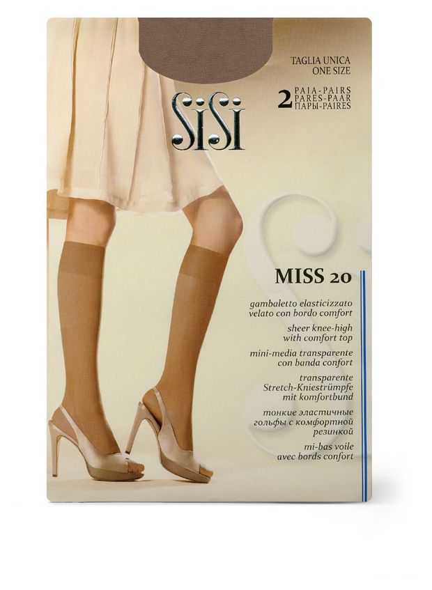 

Гольфы Sisi Miss 20 den Miele 2 пары