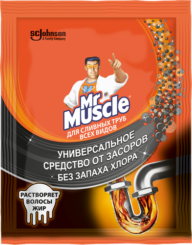 

Гранулы Mr.Muscle для прочистки сливных труб 70 г