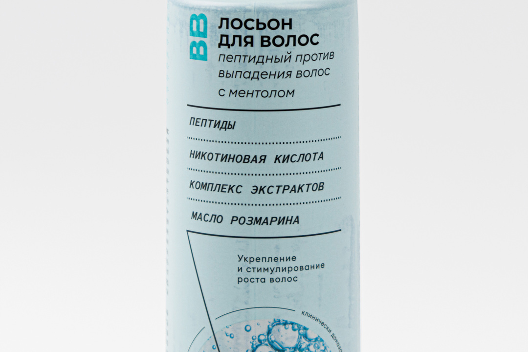 

Лосьон пептидный ВкусВилл против выпадения волос с ментолом 190 мл