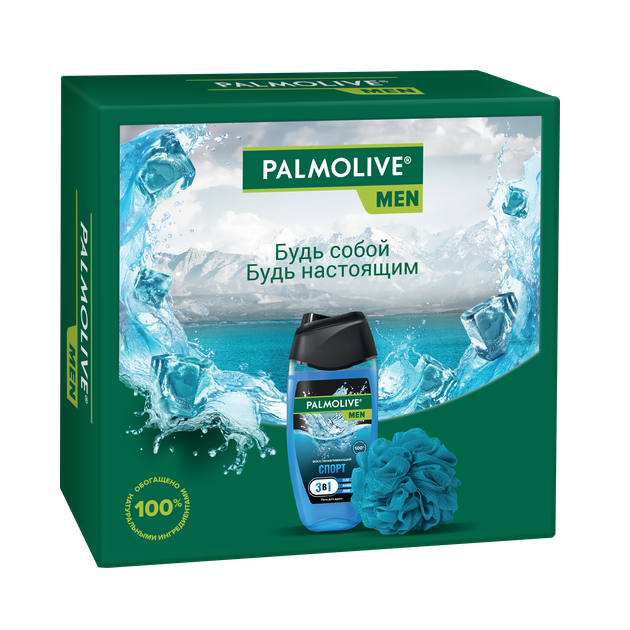 

Подарочный набор Palmolive гель для душа Арктический ветер + пуфф 250 мл