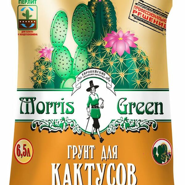 Грунт для кактусов и суккулентов Morris Green