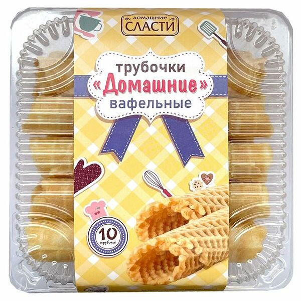 Вафельные трубочки Домашние сласти Домашние 130 г