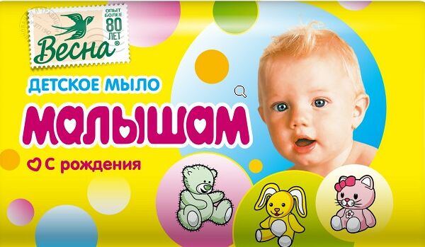 Мыло детское 90 г весна малышам