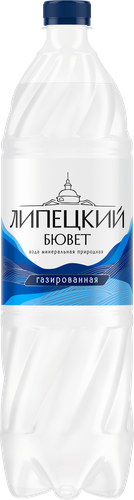 

Вода минеральная Липецкий бювет газированная 1.5 л