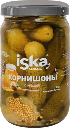 

Корнишоны Iska с медом 350 г