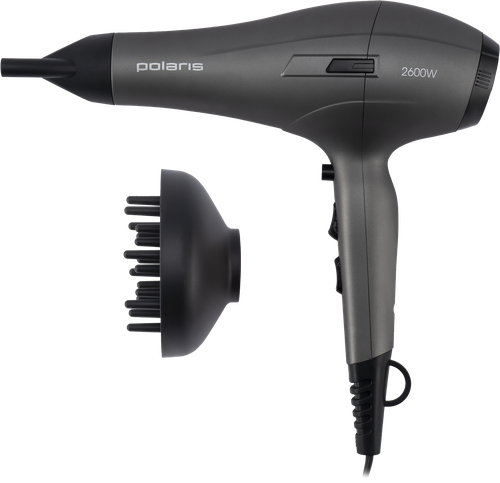 

Фен Polaris PHD 2600ACi Salon Hair серый графит
