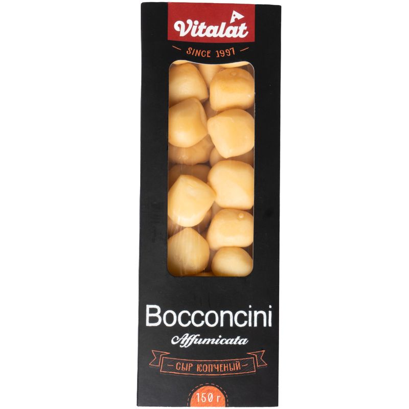 

Сыр копчёный Bocconcini 40%, Vitalat, 150 г