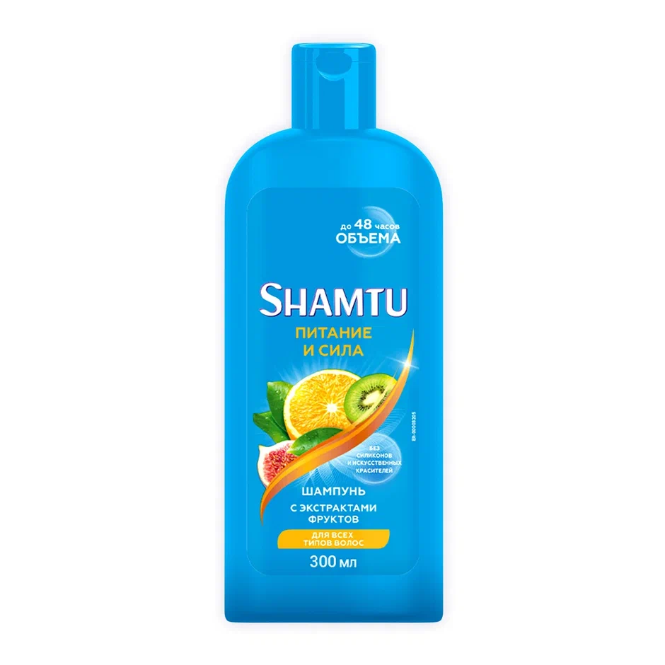 

Шампунь Shamtu питание и сила с экстрактами фруктов 300 мл