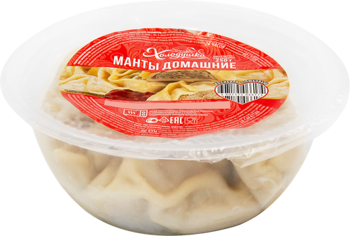 

Манты Холодушка домашние куриные, 250 г
