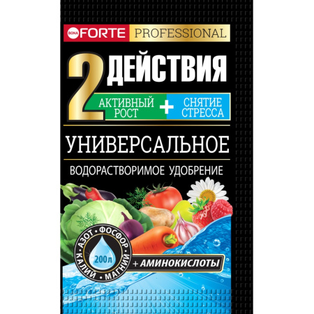 

Удобрение Bona Forte универсальное 100 г