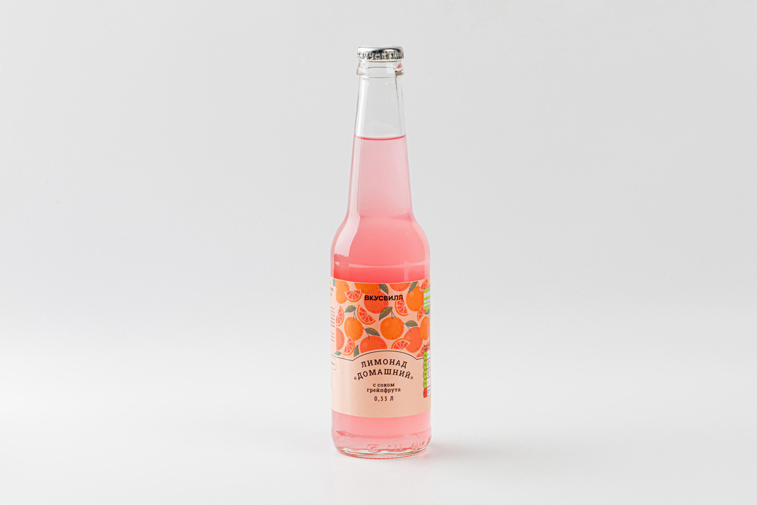 

Лимонад Домашний с соком грейпфрута